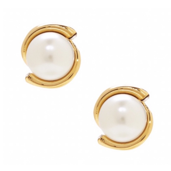 KATE SPADE • Dainty Sparklers Pearl Earrings - Picture 1 of 6